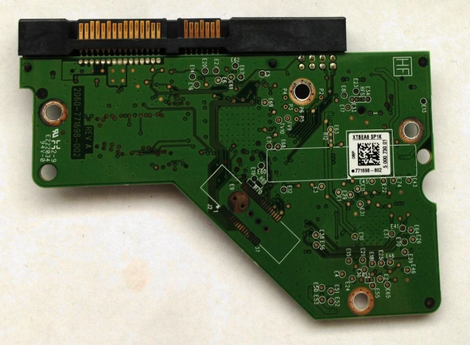 PCB WD20EARS-22MVWB0 Western Digital 2061-771698-802 08P 2TB